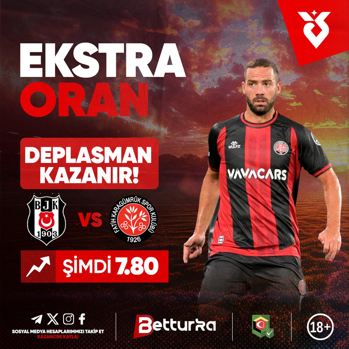 ⚽️Deplasman kazanır seçeneğinde BetTurka'dan EKSTRA ORAN !

💥Şimdi   7. 80

🪙Unutma risk alan kazanır

❎ BetTurka Giriş (t.ly/Bturkagiris)