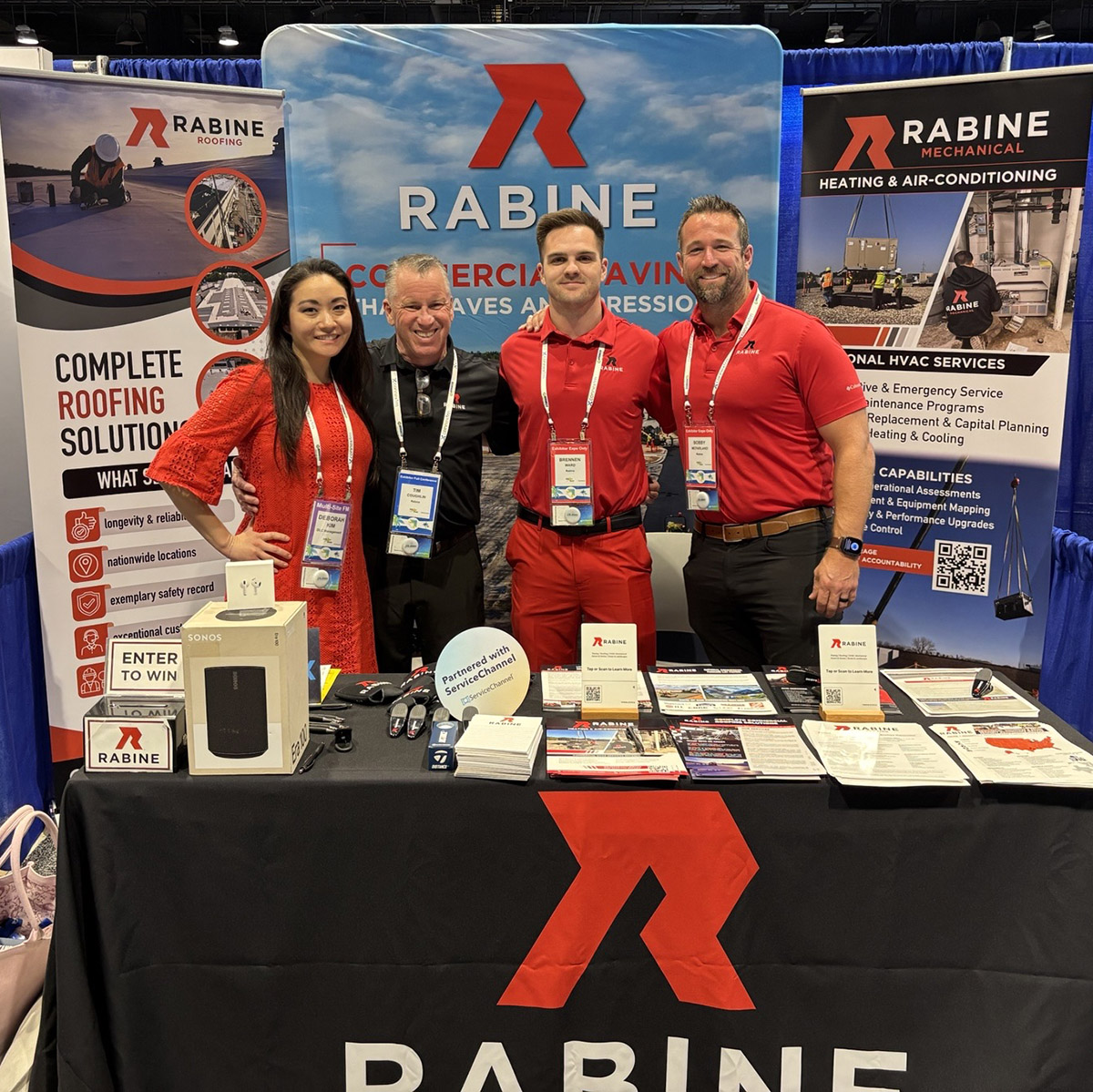 RabineGroup's tweet photo. Rabine attended the National ConnexFM 2026 Convention in Orlando Florida last week; the largest show for all things facilities management. Thanks to Rabine Paving, Rabine Mechanical and Rabine Roofing for representing!!! #connexfm2026 #teamrabine #facilitiesmanagement https://t.co/KVd9j5uELI