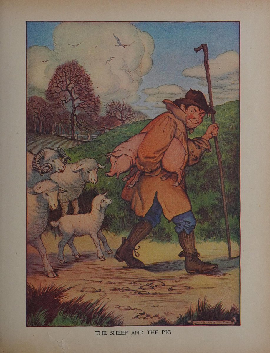 heatonmoorpark's tweet image. Children's book and the park....... The Aesop for children, with pictures, by Milo Winter........#Aesop #childrensbooks #illustrations  archive.org/details/aesopf…