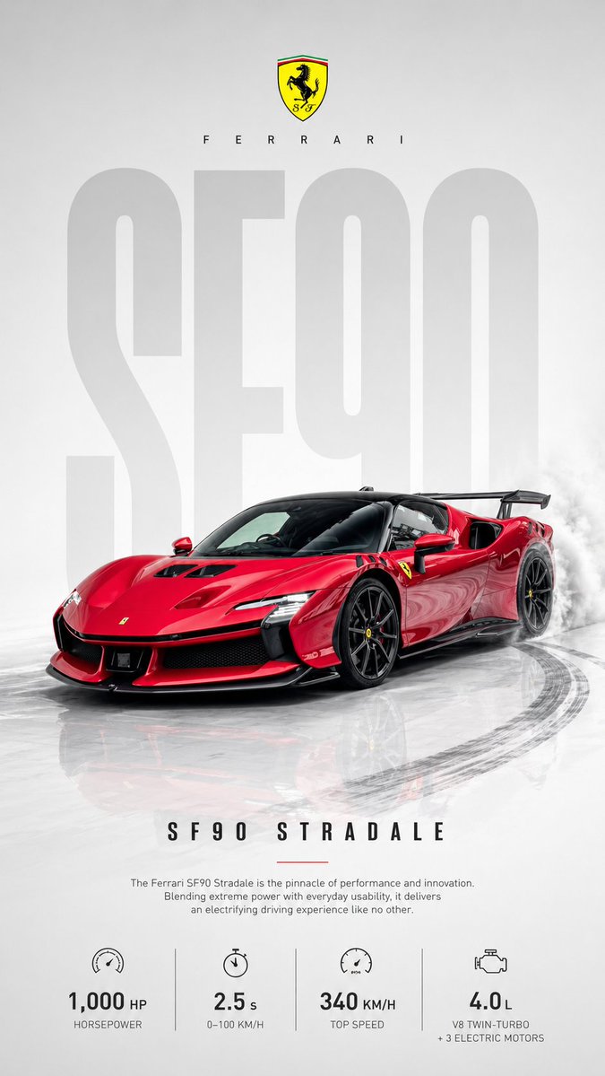 Ultra Clean Automotive Poster Featuring the Exact Same Car as