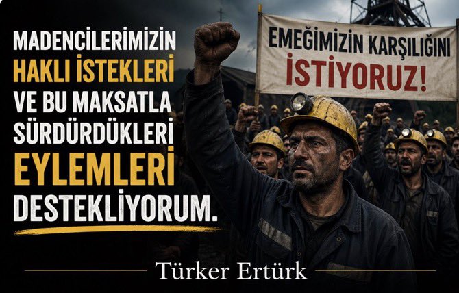 #MadencininHakkınıVer 

#DorukMadencilikİşçininHakkınıÖde