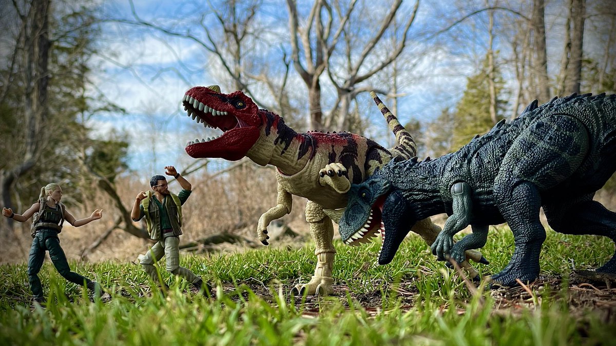 CollectorPaleo's tweet image. Ceratosaurus Clash

#Mattel #JurassicWorld #JurassicPark