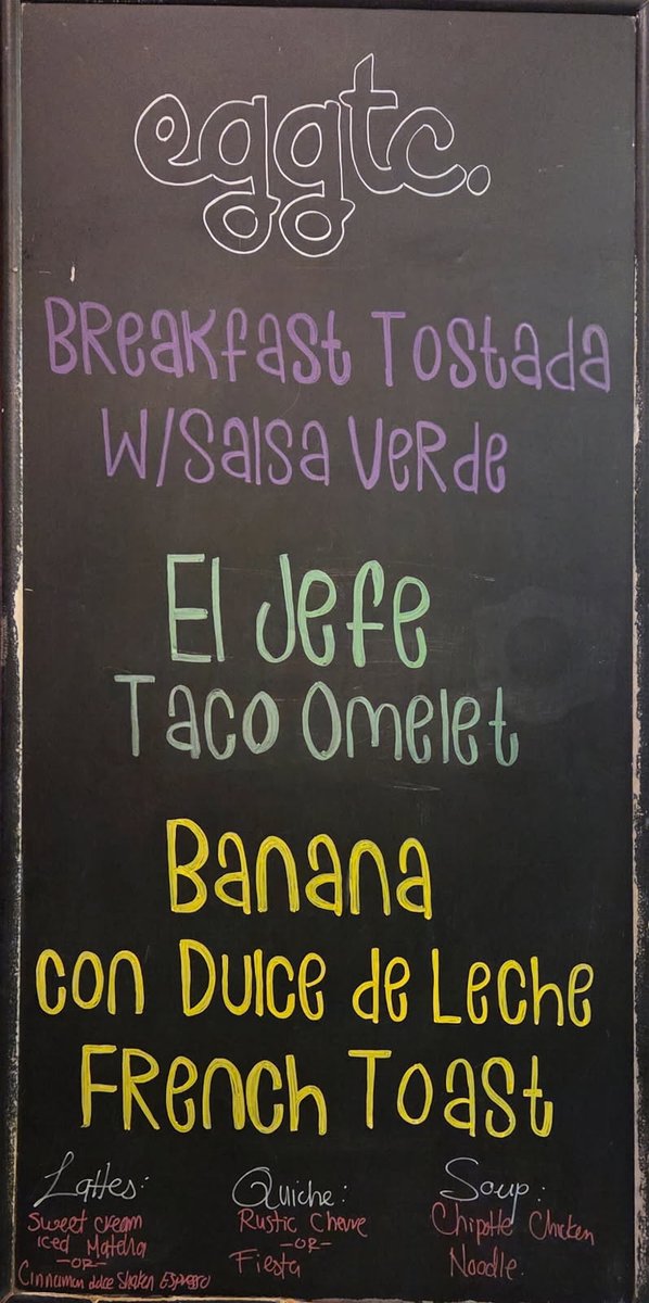 eggtcKC's tweet photo. All new specials available at eggtc. for the next couple of weeks! Try the Breakfast Tostada w/ Salsa Verde, El Jefe Taco Omelet, or for something sweet try the Banana con Dulce de Leche French Toast! 

View our full menu and order at https://t.co/n3xzltFf7P 

#eggtc #kcbreakfast https://t.co/4ShllLDof1