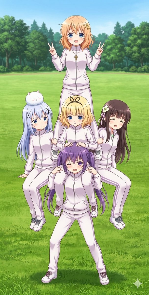 #ご注文はセル画ですか セル画ですよ
セル画当たるといいですね😆
やっぱりリゼちゃん、４人乗ってもダイジョーブ😱
#ごちうさ　#gochiusa