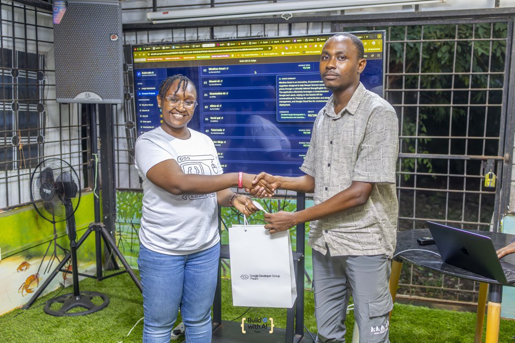 iambarnabu's tweet photo. Proud to have Mkulima Smart won the 2nd🥈 place at the #BuildWithAI hackathon. Grateful for the recognition and excited to keep building solutions that create real impact.

#BuildWithAIPwani #BuildWithAI #GDGPwani #WTMPwani

@GDG_Pwani @blackpythondevs @WTM_Pwani @github https://t.co/rBDd6udRFW