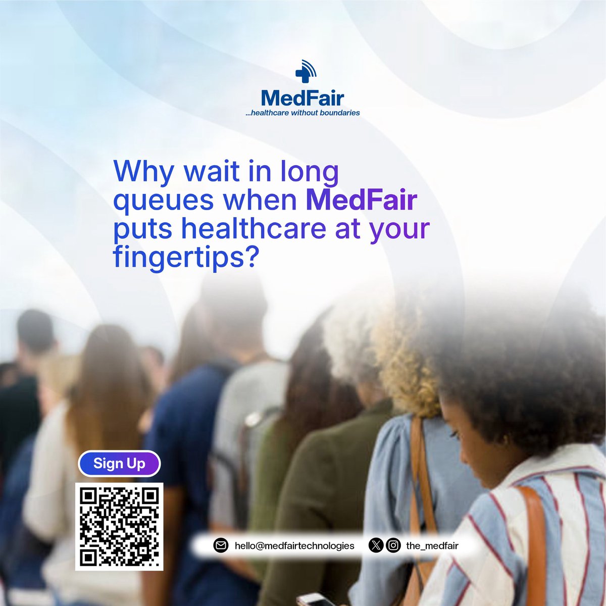 The_Medfair's tweet photo. No queues. No delays.

Just fast, reliable care with Medfair.

Sign up : https://t.co/e7T35MGJrn

#NoWaitTime #Telemedicine #Medfair #DigitalHealth https://t.co/zv8An78F2Y
