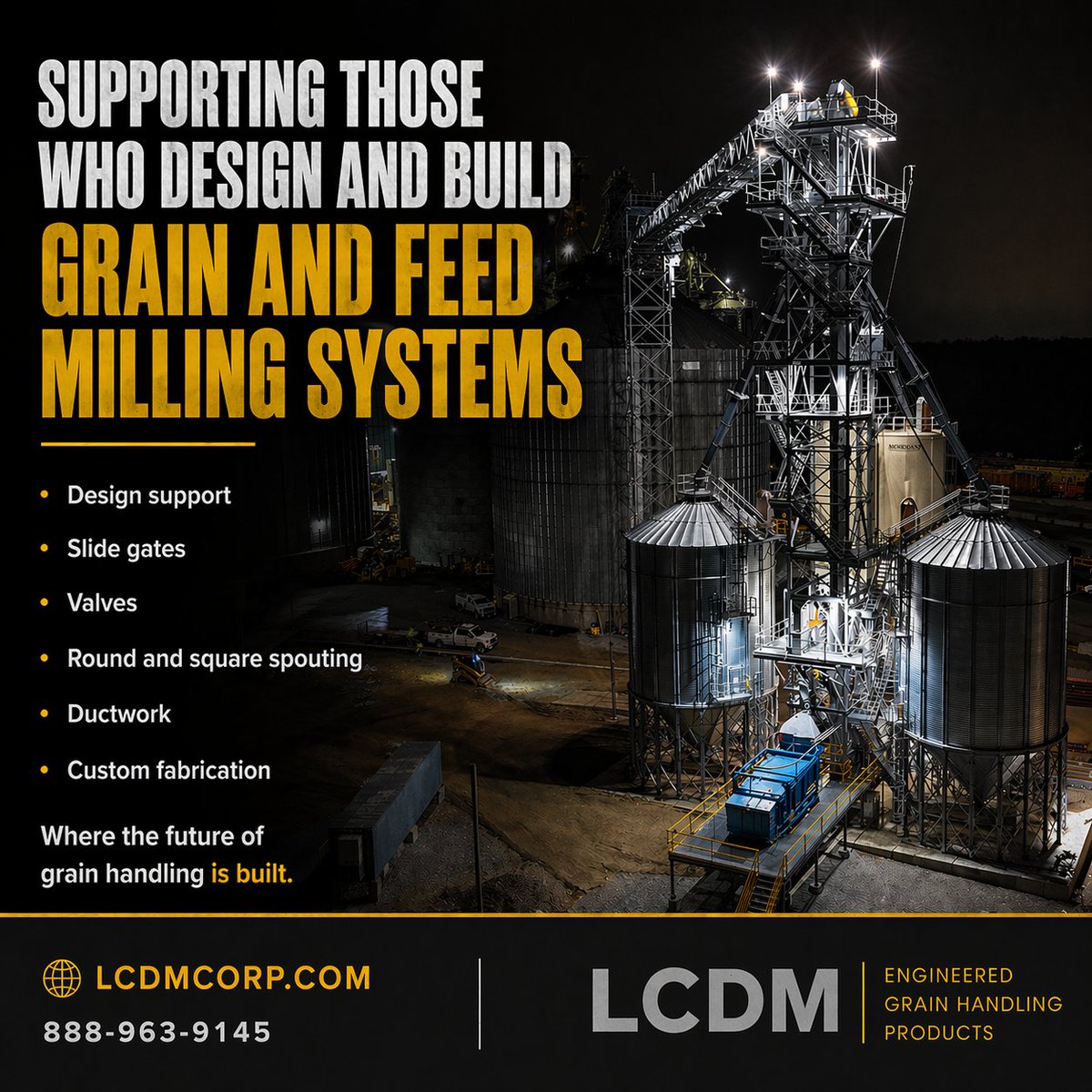 LCDMCorporation's tweet image. #GrainHandling #FeedMill #CustomFabrication #LCDM