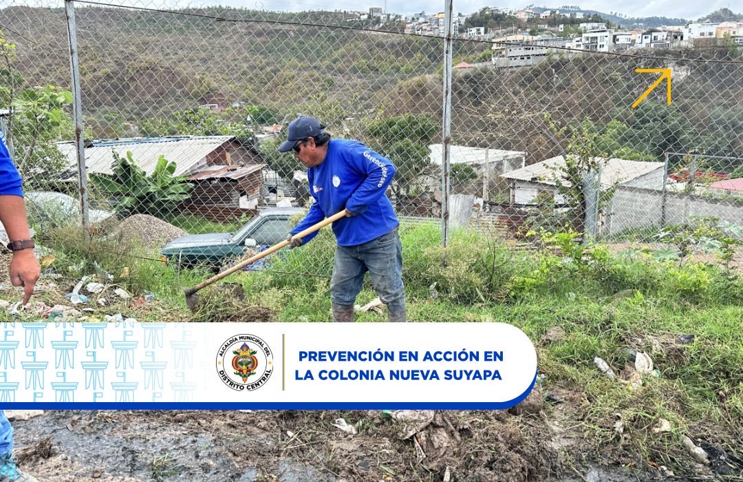 amdc_verde's tweet photo. Iniciamos una nueva semana recorriendo la ciudad. En la colonia Nueva Suyapa trabajamos en la limpieza de cunetas como parte de las acciones preventivas por la llegada de las lluvias.

¡Ahora actuamos para reducir riesgos! https://t.co/c54xYNsuEu