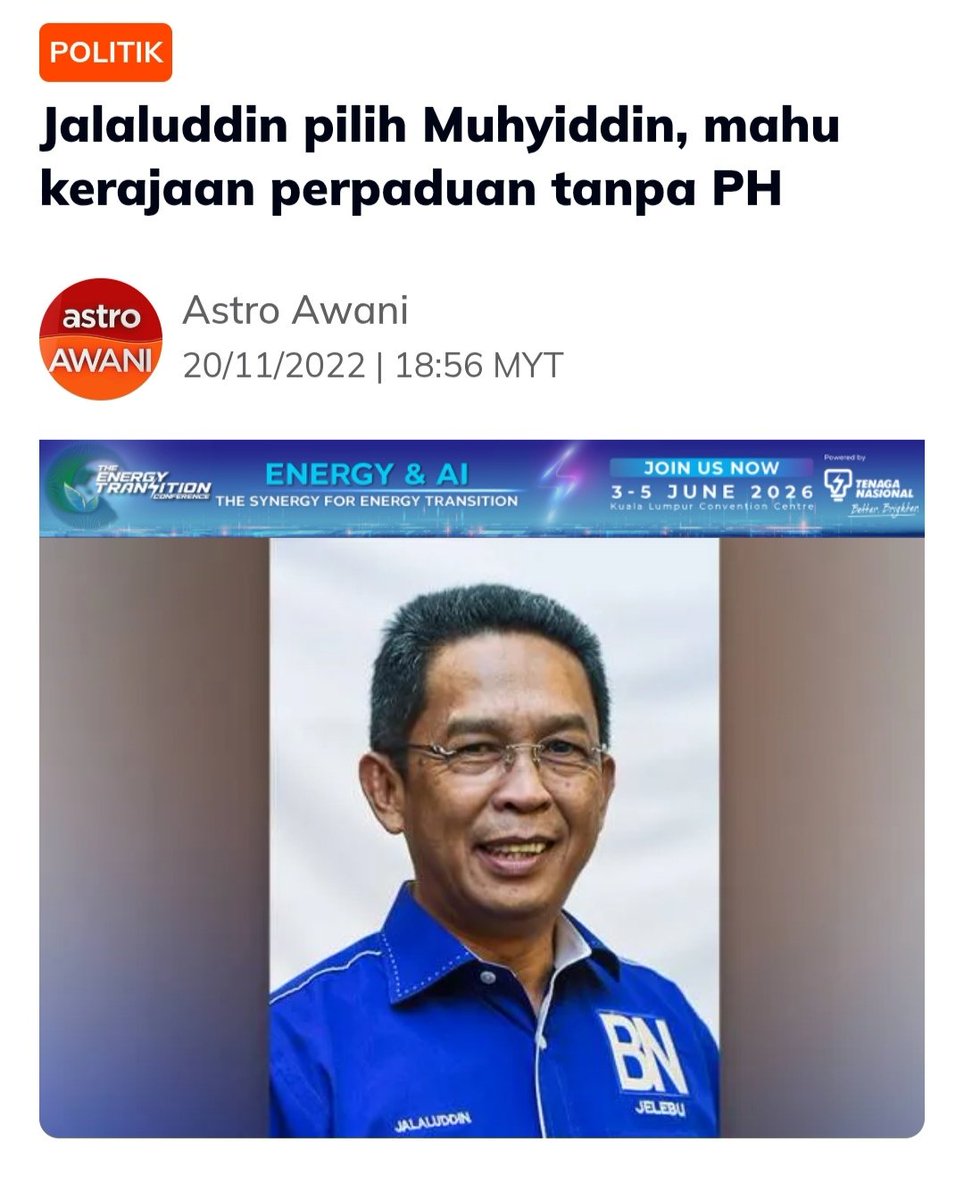 Dari dulu lagi dah, Bangsat ni Pro PN dan Anti PH

UMNO will never change