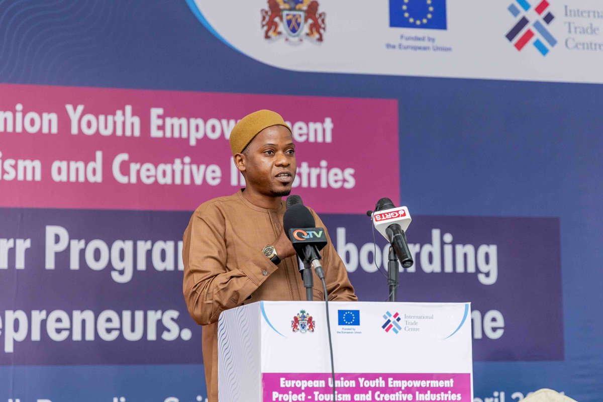 ITC_Gambia's tweet photo. Onboarding successfully completed.🙌

Today, 585 entrepreneurs were officially onboarded into the Andandorr Programme under the EU YEP – Tourism &amp; Creative Industries.

This marks the beginning of a structured support that will strengthen their businesses/initiatives. https://t.co/dPSX7t3nJa