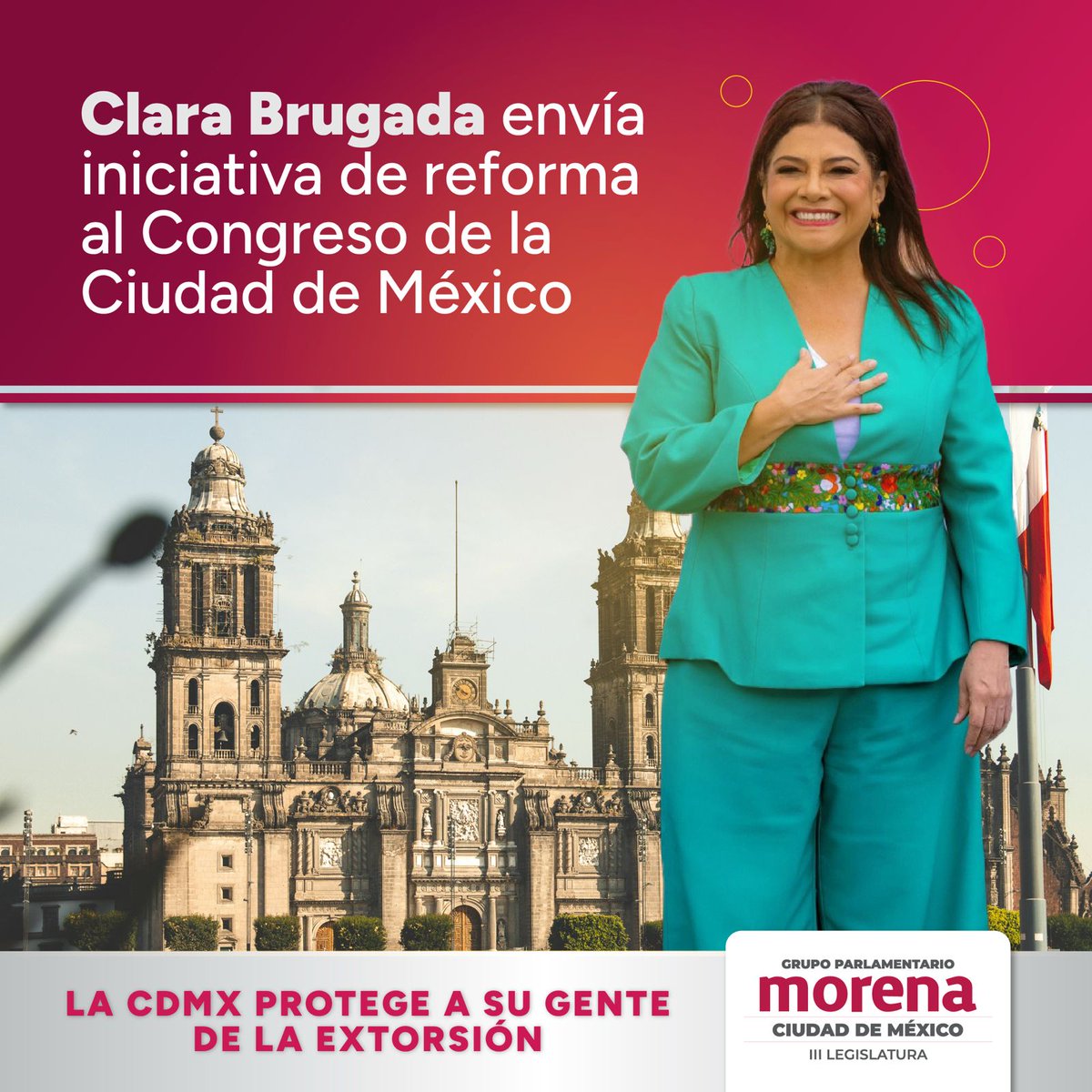 Grupo Parlamentario de Morena en Ciudad de México tweet media