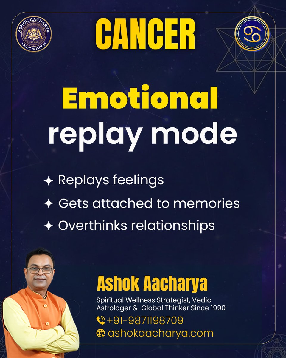 AshokAchaarya's tweet image. It’s always the 2AM thoughts that hit the hardest 🌙
Some of us replay everything… some of us imagine everything… 

#Overthinking #ZodiacSigns #NightThoughts #AstrologyVibes #MindTalk