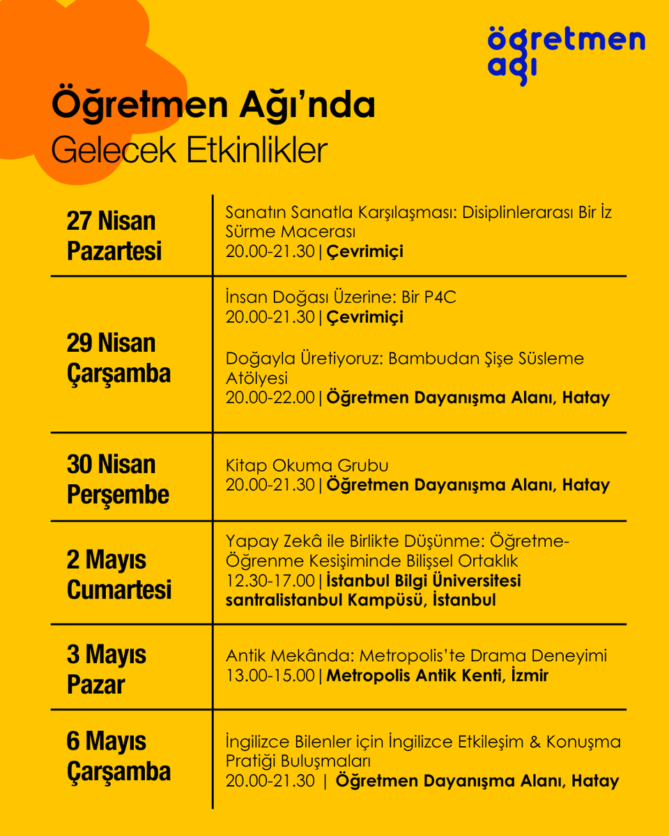 Öğretmen Ağı tweet media