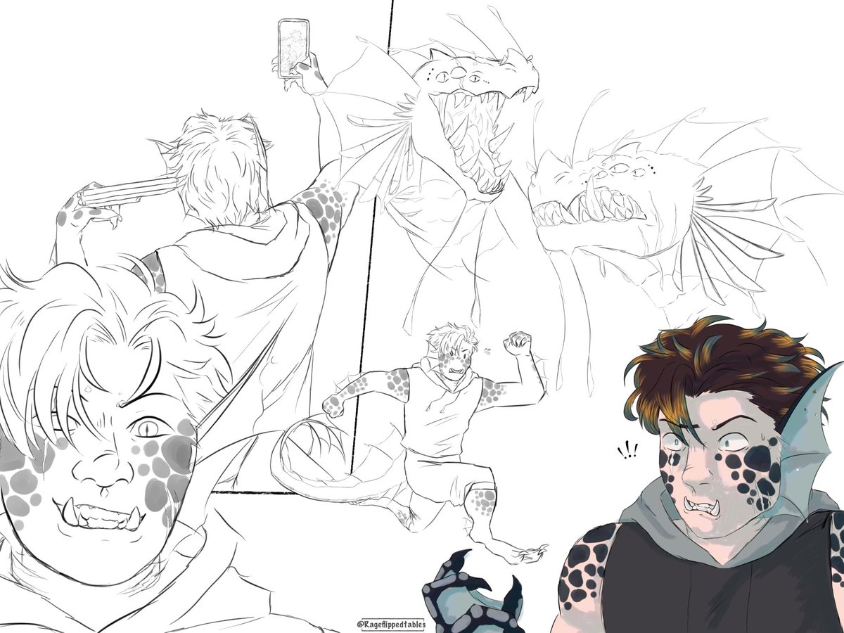 table_flips's tweet photo. I've been horrendously sick for a week so I drew drayce while I was recovering... https://t.co/1lECpdYbfN