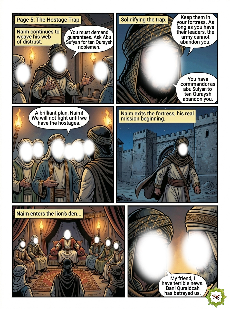 milleniumengaji's tweet photo. COMIC NAIM BIN MAS'UD THE CHAOS WEAVER KHANDAQ WAR #history #nabi #comics #fypviralシ #history (02) https://t.co/eafWgQJ1nC