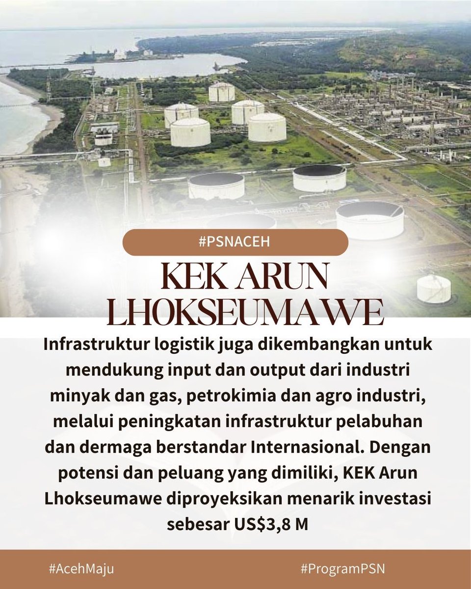 dzakira_af16440's tweet image. KEK ARUN Lhokseumawe #pembangunanekonomi #ekonomiindonesia #indonesia #pembangunanindonesia #pembangunanaceh #jokowi #stophoax #stopprovokasi #hoaxsaber
