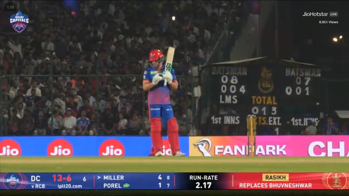 Lowest Powerplay Scores in IPL

13/6 - DC (v RCB)*
14/2 - RR (v RCB)
14/3 - SRH (v RR)
15/2 - CSK (v KKR)
16/1 - CSK (v DC)
16/1 - CSK (v RCB)