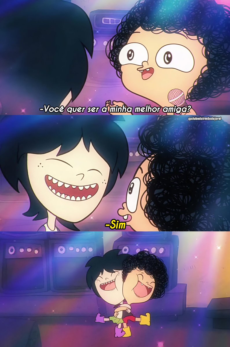 Fofo demais isso gente, só mostra como a Amizade entre meninos e meninas ou homens e mulheres é possível (sem ir pro lado de romance) mas também não descarto a possibilidade de florescer um novo sentimento nesse meio (conforme eles ficarem mais velhos)