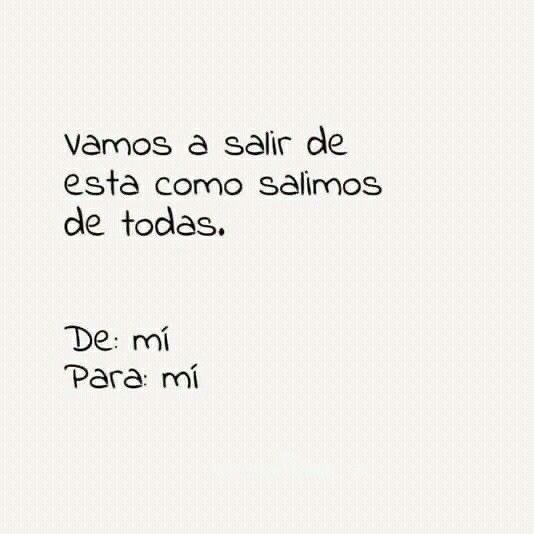 vamos a salir