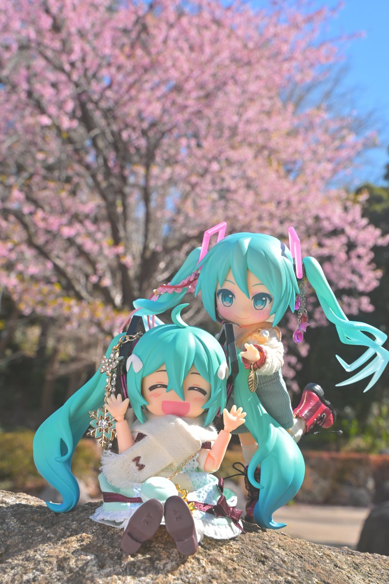 小さい子たちのお花見🌸
#ねんどり