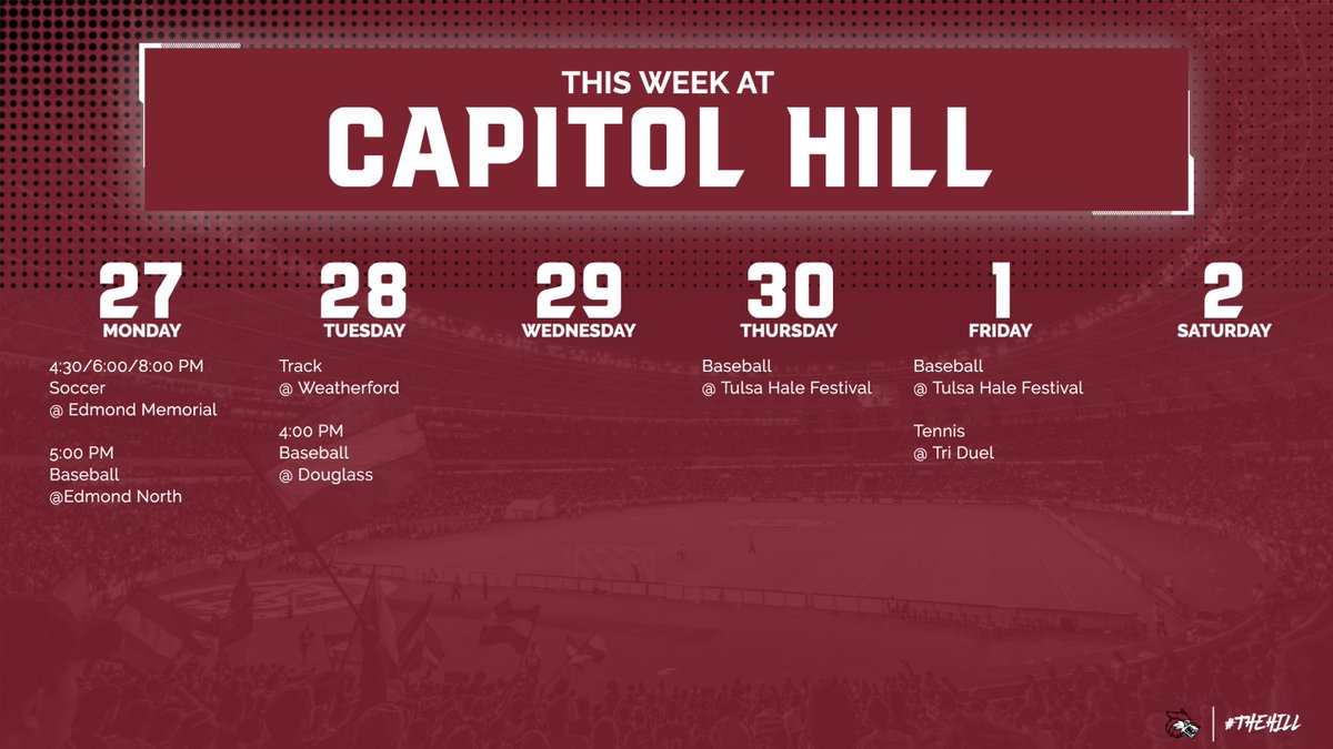 Capitol Hill HS Athletics tweet media