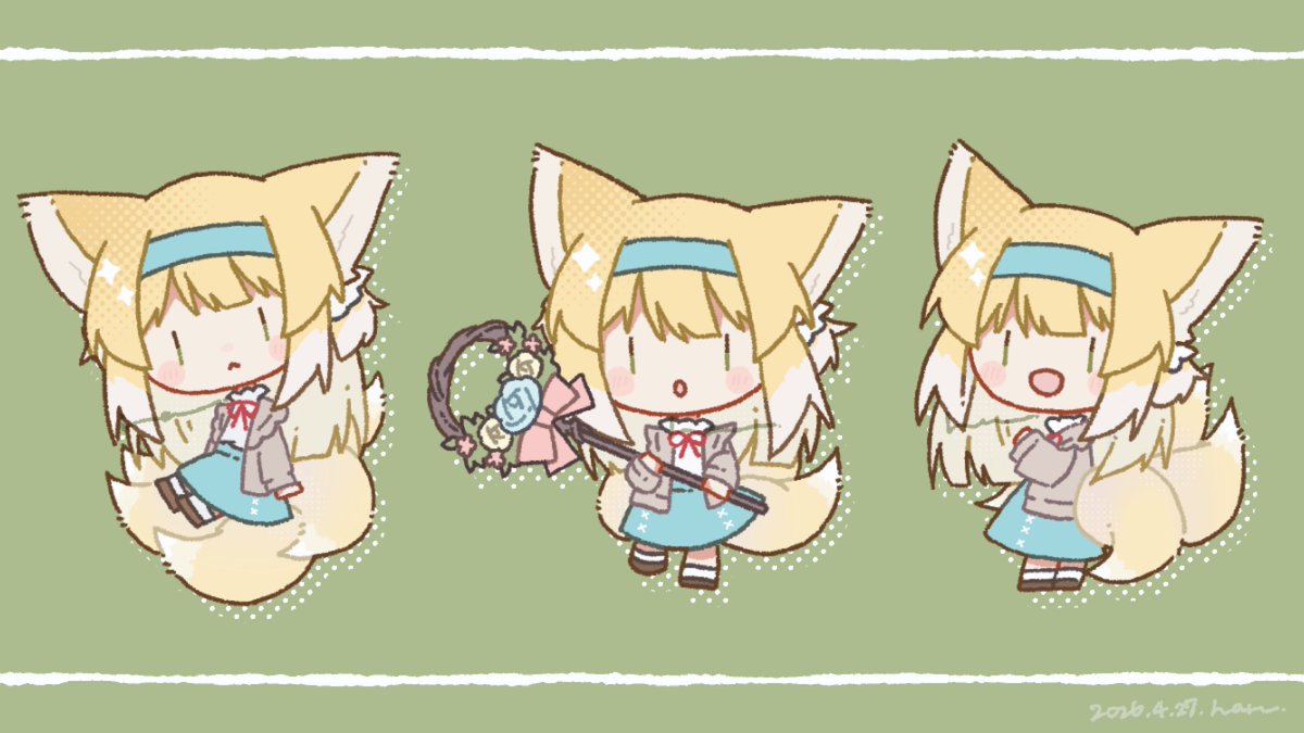 noa1122haru's tweet photo. ちびスズランちゃん🦊✨ https://t.co/AyT5dd1l4o