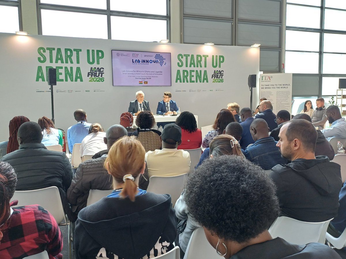 ITAtradeagency's tweet image. A @Macfrut lo Study Tour di #ICEAgenzia per "Lab Innova for Africa": 40 aziende da Ghana e Uganda in Italia per potenziare l'agribusiness attraverso innovazione e tecnologie #MadeInItaly.

📍 22 aprile | Rimini Expo Center, Focus su competitività e qualità con @Assafrica.