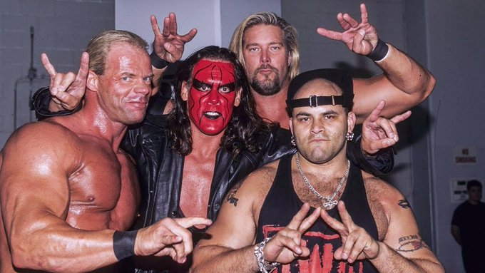 wrestle_hist's tweet image. 4/27/1998   

Kevin Nash &amp;amp; Randy Savage formed the nWo Wolfpac on Nitro from the Norfolk Scope in Norfolk, Virginia.   

#WCW #WCWNitro #nWo #NewWorldOrder #nWoWolfpack #KevinNash #RandySavage #LexLuger #Sting #Konnan #DontTurnYourBackOnTheWolfpac
