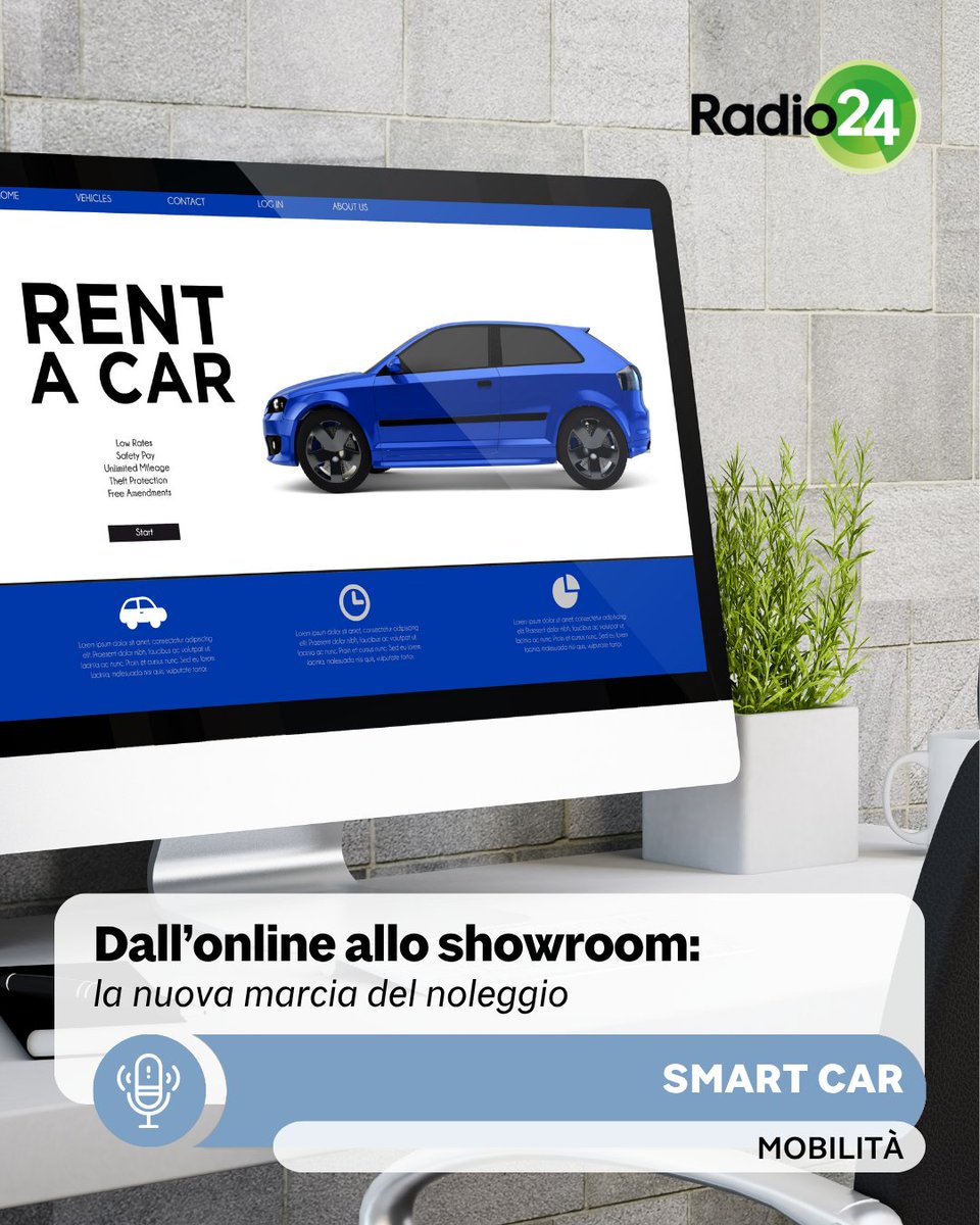 Radio24_news's tweet image. Noleggio auto: la nuova sfida è l'equilibrio tra AI e showroom. A #SmartCar con Luca Cantoni (CEO Horizon #Automotive) scopriamo come la tecnologia semplifica l'acquisto senza rinunciare al valore del consulente fisico.

🎧tinyurl.com/33xe2cz9

#Radio24