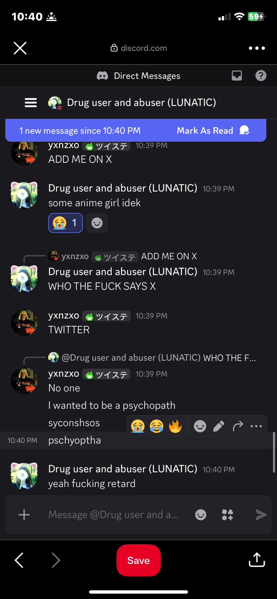 XXRiamu's tweet image. LMAO friend called me the R word 😭😭 #twt #X