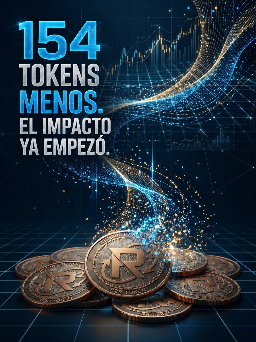 r2rdefi's tweet image. 154 tokens ya no existen.

No es promesa. No es expectativa.
Es ejecución.
Cada token que sale de circulación ajusta el equilibrio del ecosistema.

Y esto es solo el comienzo.

🔥 #R2R #TokenBurn #DeFi #Crypto