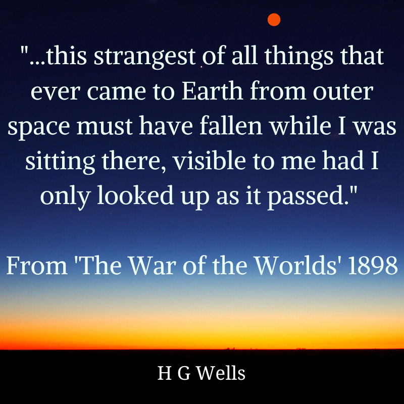 martiandiaries's tweet image. The War Of The Worlds, chapter 2 - the first Martian cylinder lands on Horsell Common.

HG Wells enjoyed writing about extraordinary or unexpected events happening in ordinary, everyday settings.

#HGWells #scifibooks