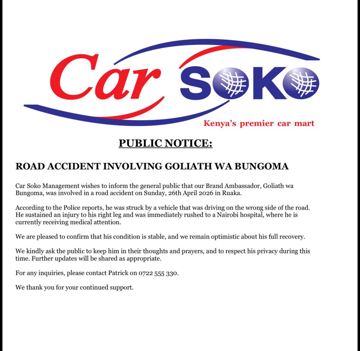 Patrick Car Soko🇰🇪 tweet media