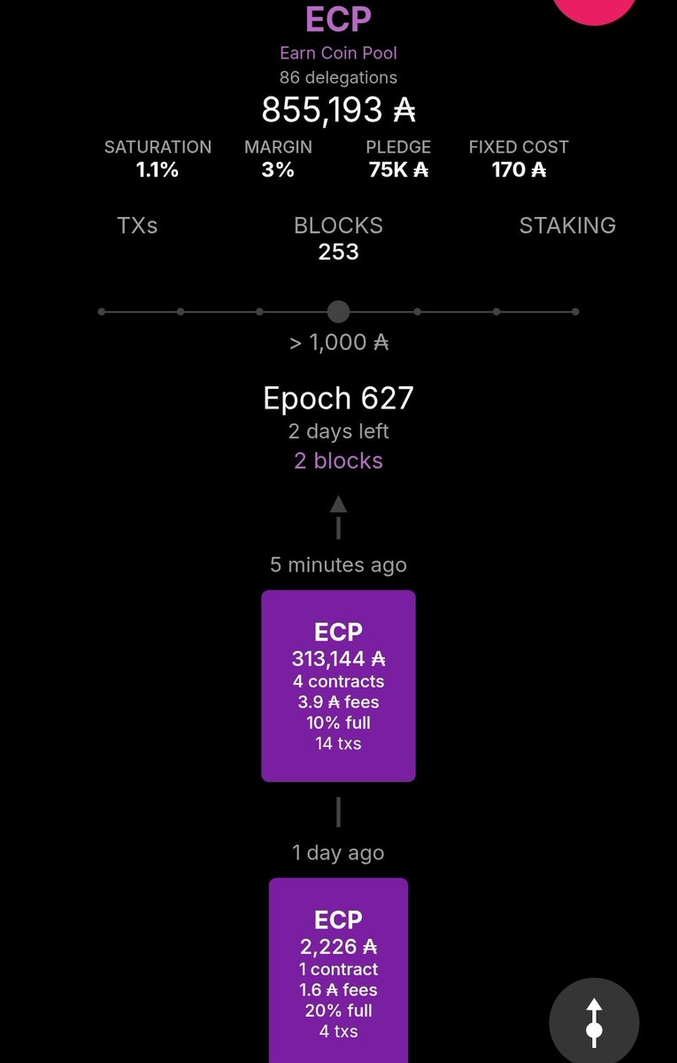 earncoinpool's tweet image. 🧱 We just minted our 2️⃣nd Cardano block of the epoch 🥳

If you are not staking with ECP you are missing out!

Looking for a new stake pool? Please consider staking to ECP

Thank you for your support ❤️
#Cardano $ADA