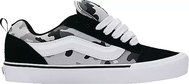 Ad: STEAL: Vans Knu Skool 'Black/White Camo' only $17.99 + shipping => tinyurl.com/3nha6dcj