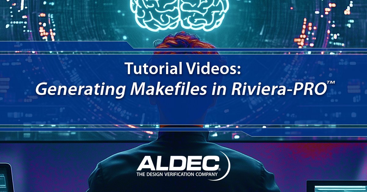 Riviera-PRO’s Makefile TCL macro can greatly boost compilation efficiency. Check out this tutorial video to see Makefile in action. aldec.com/en/support/res…

#EDA #FPGA #FPGAdesign #FPGAdevelopment