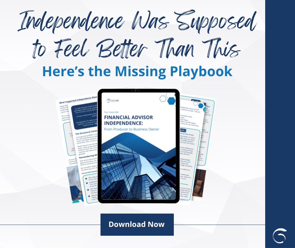GoodLifeCos's tweet photo. Independence was supposed to feel lighter. More control. More freedom. More time for what matters. 

This playbook breaks down why traditional models work against you and how to build a practice that truly supports your time, growth, and vision: https://t.co/2UypgkcdqG https://t.co/5utoBFZiLt