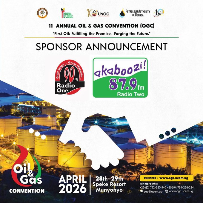 AkabooziFm's tweet photo. 📻 OKULANGIRIRA ABAWAGIZI

Tusanyuse okwaniriza @RadioOneFM90 ne @AkabooziFm ng’abawagizi b’ebyamawulire ku #OGC2026.

Uganda nga yeetegekera #FirstOil, enkolagana n’emikutu gy’amawulire kikulu okutuusa ensonga eno eri buli Munnayuganda.

🔗 https://t.co/7fXBl5lVH7 https://t.co/GjO4XU3gWB