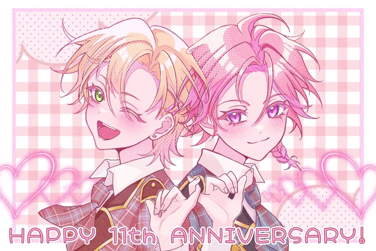 おめでとう🫶🏻<<<<<♡♡♡♡♡
#あんスタ11周年 ⚠︎捏造ヘアアレ､衣装⚠︎