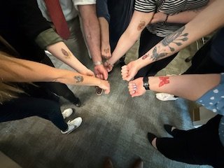 MitchDugan's tweet photo. Our attorneys get the courtroom moments, but our admin team? They're the reason we show up prepared. Last week we celebrated them with flowers, temporary tattoos, and a whole lot of gratitude. We'd be lost without you. 💐 #AdminProfessionalsDay #DuganAssociates #Pittsburgh https://t.co/W6ZkCcIgnY