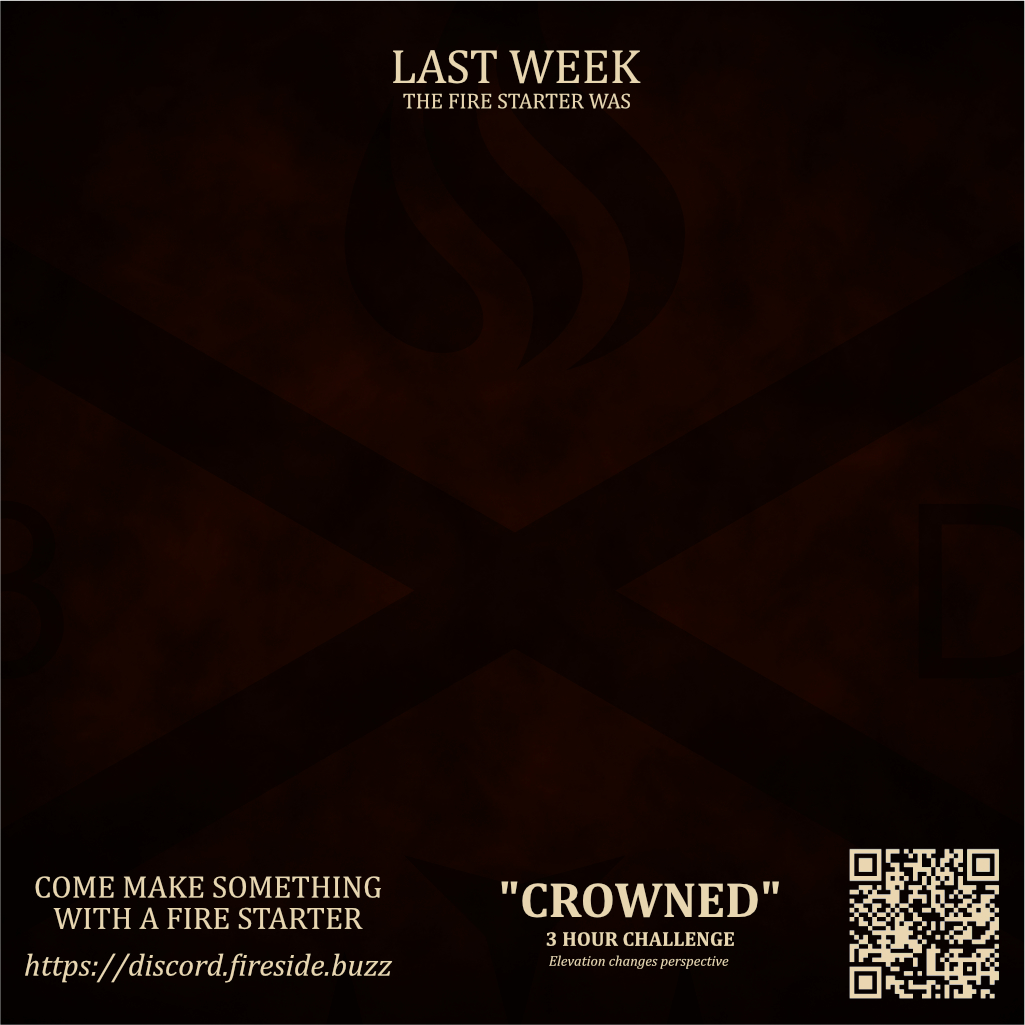 FiresideBuzz's tweet photo. 🔥 Firestarter Challenge – Week 17
Last week: Crowned
This week: Gauge
Measure what matters 
Share your work by next Friday at 10am ET. https://t.co/ZDQ0Ed506M
