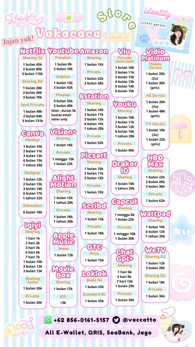 ֹ 𖦹︎ ۪ Vakacaca : Open Order 🥢 tweet media