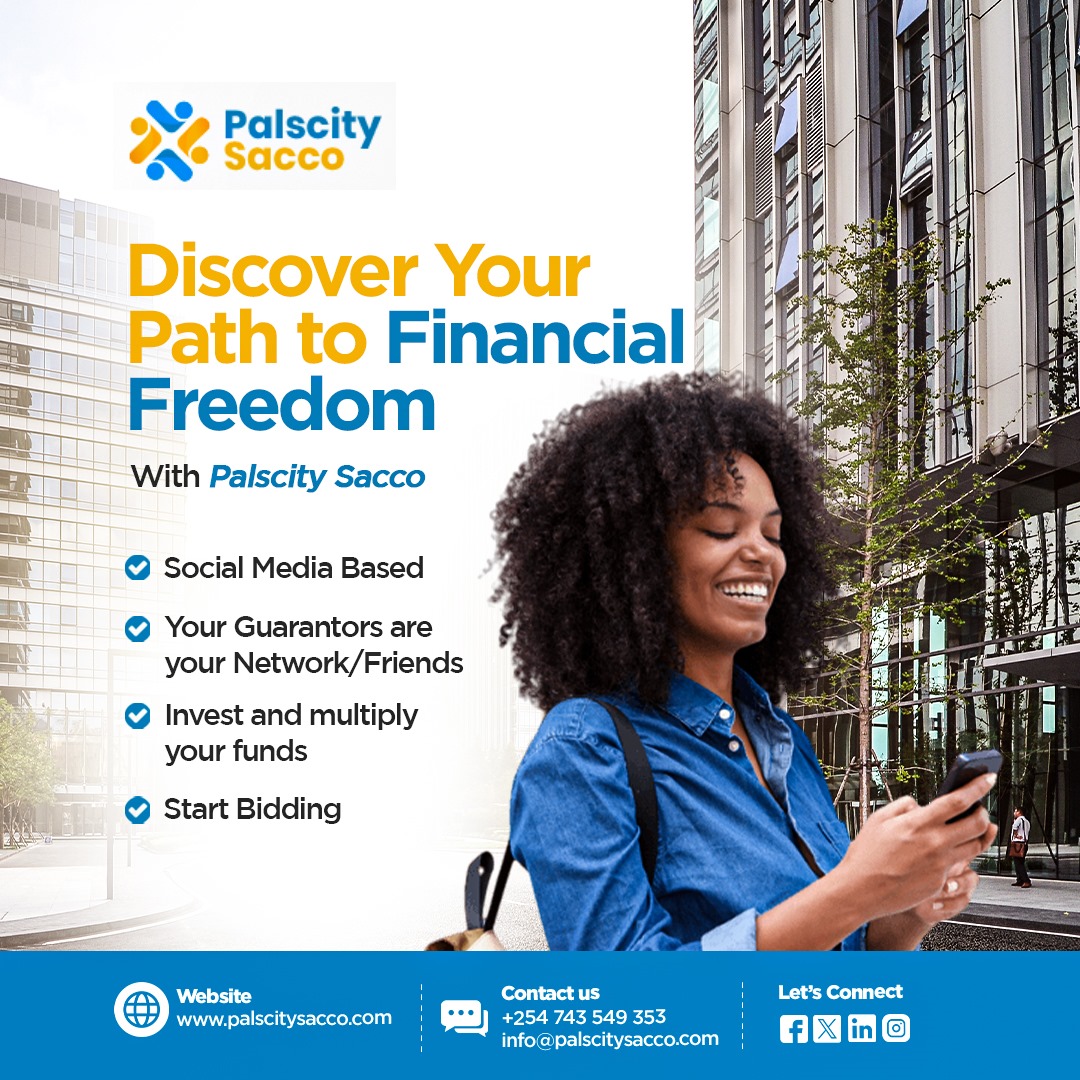 palscitysacco_'s tweet image. Ready to grow your money?
Join Palscity Sacco today and enjoy flexible savings, affordable loans, and a supportive financial community.
Sign up now and start building your future!
#JoinPalscity #GrowWithUs