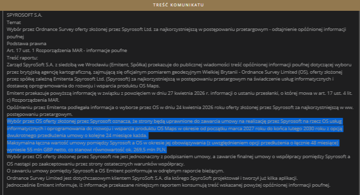 KamilZamojc's tweet photo. #Spyrosoft ale jak to? przecież Software house się zwijają?
Też SH:
(wybór umowy z opcją na 270 mln PLN) https://t.co/Yp4b7FLm44
