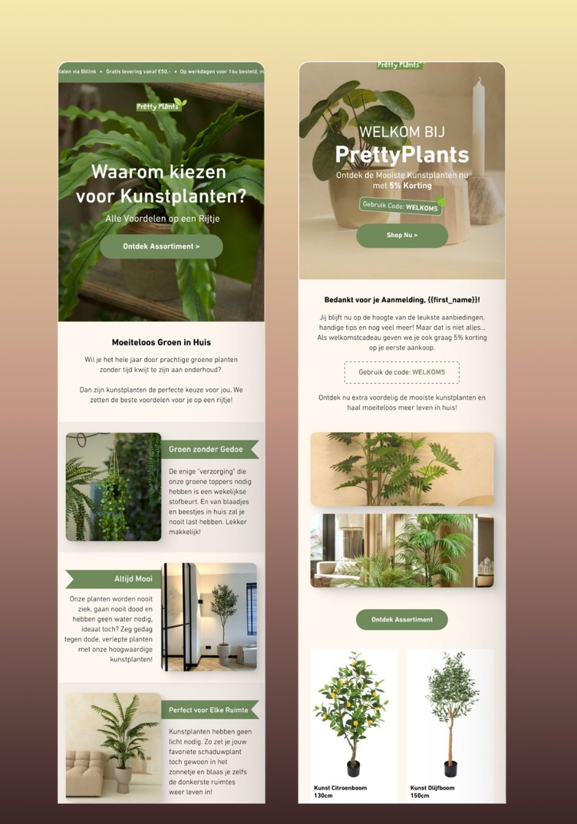 shimul_tech's tweet photo. Not every email should feel like a sale.
This PrettyPlants design focuses on lifestyle:
less pressure, more inspiration.
Show the benefit → build desire → then sell.
👉 https://t.co/KT5WO4Clod
#EmailMarketing #EmailDesign #Klaviyo #shimultech #Ecommerce https://t.co/tXAseAboB5
