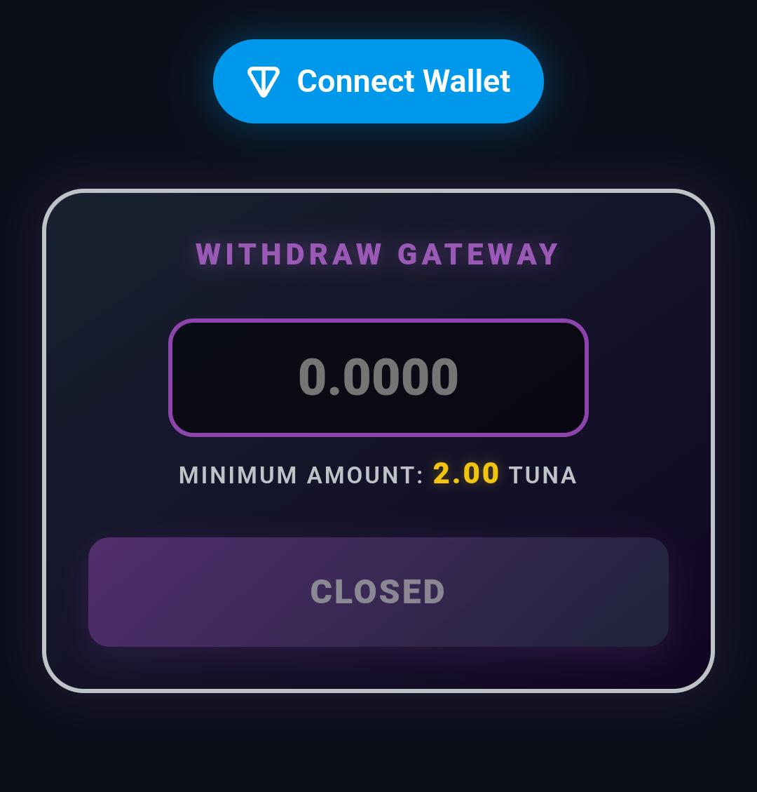 SharkTeam_Web3's tweet image. 💎 PREPARE FOR WITHDRAWALS 🦈

Connect your #TON wallet in the app to be ready.
The gateway opens periodically based on ecosystem stability. 🚧

Follow our TG channel for "OPEN" alerts — it can happen anytime! 🔍

#AdCoinShark #TON #P2E #Crypto #Gateway #Airdrop