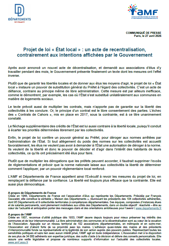 AMF | Association des maires de France tweet media