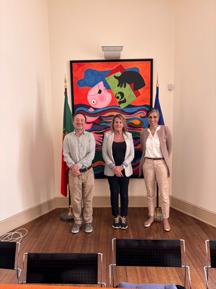 mercociudades's tweet photo. La Vicepresidencia de Relaciones Institucionales de @mercociudades se reúne con representantes del Instituto de la Cooperación y de la Lengua Portuguesa @camoes_ip, para abordar vías conjuntas de cooperación. https://t.co/4WqrWuV4eo