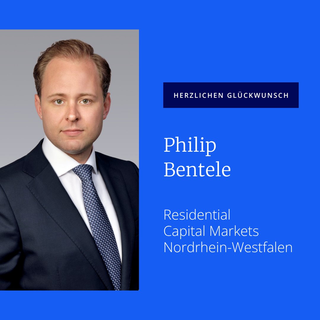 ColliersGermany's tweet image. Colliers stellt den Residential Investmentbereich in NRW neu auf: Philip Bentele übernimmt ab sofort die Verantwortung für das Wohnsegment in der Region.

#Residential #CapitalMarkets #Wohninvestment