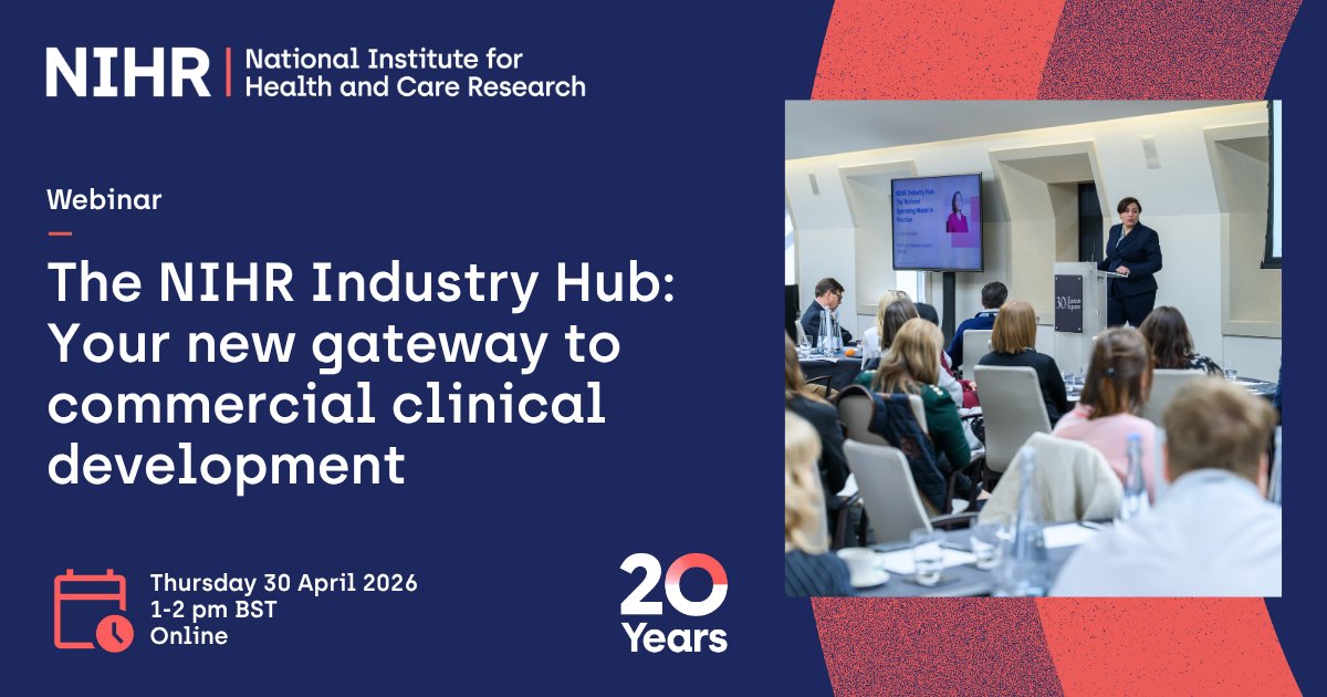 National Institute for Health and Care Research tweet media